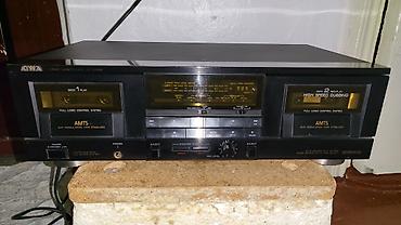 стенный печь: AIWA AD-WX 616Z made in SINGAPORE, нужна профилактика, левый карман — 1