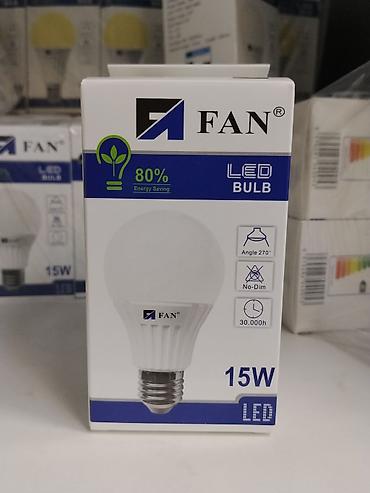 Лампочки: Светодиодная лампа FAN LED Bulb 15W с цоколем E27. Характеристики: - — 1