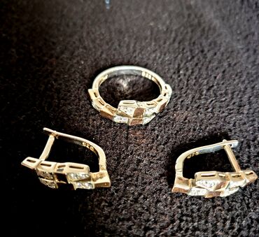 Серебряные серьги: Серебряные серьги, Проба 925, Женские, Б/у at lalafo.kg — 6 Серебряные серьги: Серебряные серьги, Проба 925, Женские, Б/у — 6