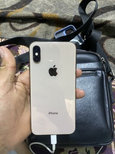 продаю айфон 8 плюс: IPhone Xs, 64 ГБ, Алтын, Кабель, 100 %