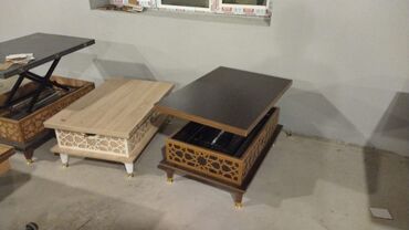 Masalar: Jurnal masası, Yeni, Transformer, Dördbucaq masa