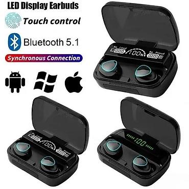 Slušalice: Bežične Bluetooth 5.1 slušalice TWS M10 NOVO. Opis proizvoda: M10 TVS — 6