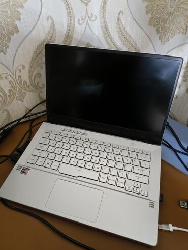 современный компьютер: Ноутбук, Asus, 16 ГБ ОЗУ, AMD Ryzen 9, 14 ", Б/у, Для несложных задач, память SSD