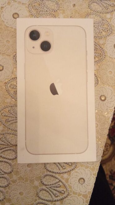 telefonlar ayfon: IPhone 13, 128 GB, Ağ, Face ID