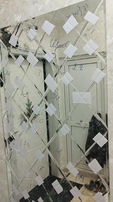 hamam dekoru: Güzgü Divar üçün, Dairə, Dekorativ, Çərçivə ilə — 4