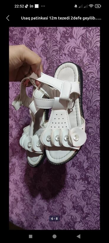 Uşaq ayaqqabıları: Qız üçün, 30 — 7