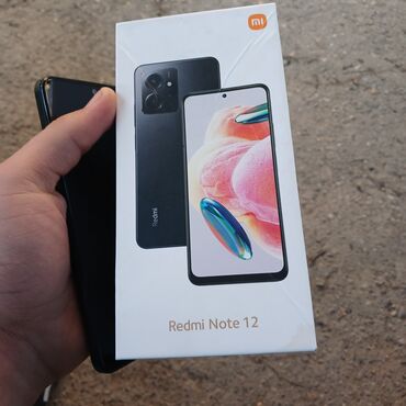 Мобильные телефоны и аксессуары: Xiaomi Redmi Note 12, 128 ГБ, цвет - Бежевый, 
 Отпечаток пальца, Две SIM карты, Face ID