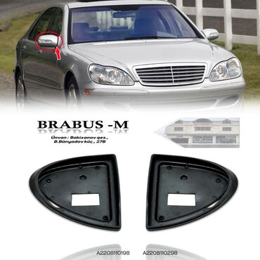 mercedes logo: "Mercedes S-Class W220" güzgü rezini C 203-204 205 / E