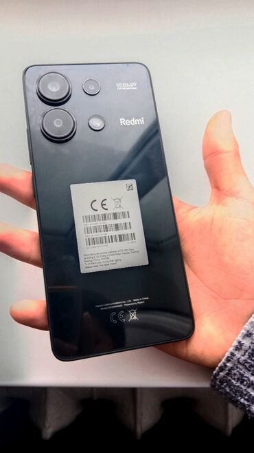 бу самсунг телефон: Redmi, Redmi Note 13, Б/у, 256 ГБ, цвет - Черный, 2 SIM