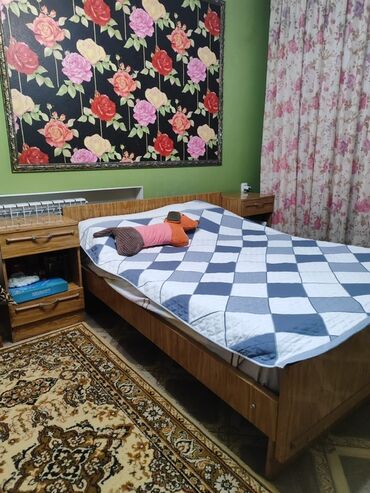 кровать бишкек цена: Спальный гарнитур, Двуспальная кровать, ДСП