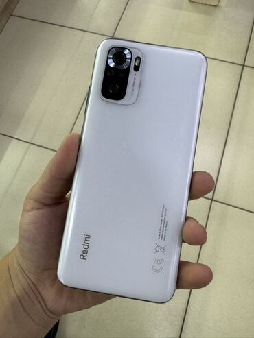 обмен редми на айфон: Redmi, Redmi Note 10S, Б/у, 64 ГБ, цвет - Белый, 2 SIM