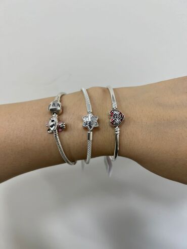 Серебряные браслеты: Браслет, Проба 925, Женские, Новый — 10