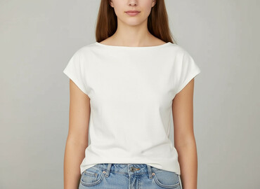 t shirt basic hm: T-shirt damski, rozmiar M