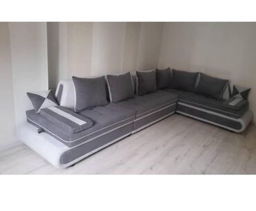 Угловые диваны: Угловой диван, C подушками, Трехместный — 7