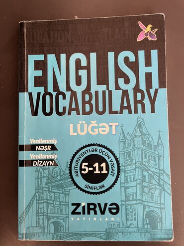 ingilisce luget: Zirvə kursları English vocabulary (lüğət)
