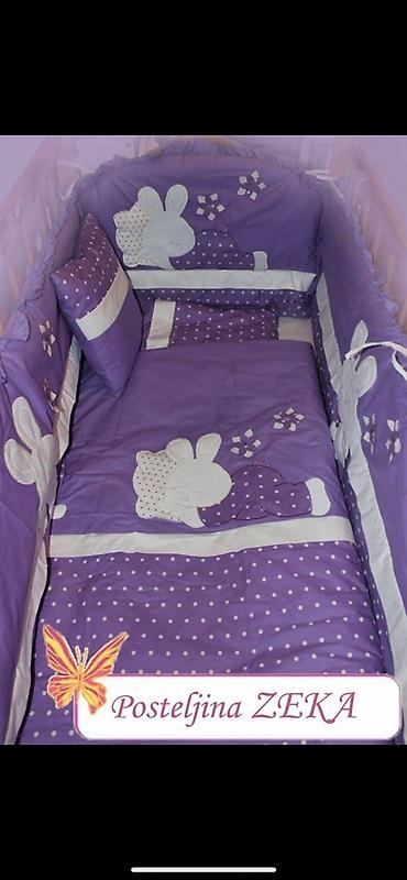 Posteljina: Komplet posteljine za bebi krevetac (više dezena) - Dimenzije za — 4