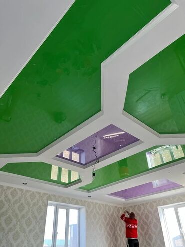 Натяжной потолок: Натяжной потолок Глянцевое, 3D потолки, Матовое Бесплатный замер, Гарантия, Бесплатная консультация — 9