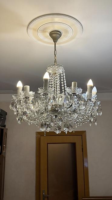 bra isiqlar: Çılçıraq, 8 lampa, Xrustal — 1