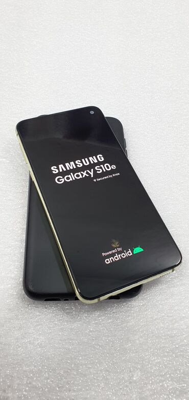 самсунг эс 10: Samsung Galaxy S10e, Колдонулган, 128 ГБ, түсү - Ак, 2 SIM