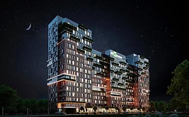2 комнаты, 88 м², Ботанический сад Элитка, 7 этаж, ПСО (под самоотделку)