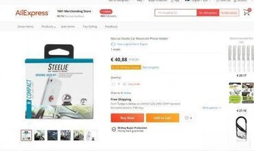 Ostali aksesoari za mobilne telefone: *** AKCIJA *** 0052 Kvalitetni magnetni držači za telefon; **STEELIE — 4