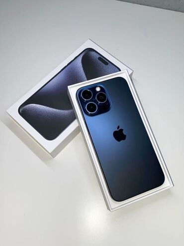 15 айфон цена бишкек: IPhone 15 Pro Max, Колдонулган, 256 ГБ, Blue Titanium, 90 %