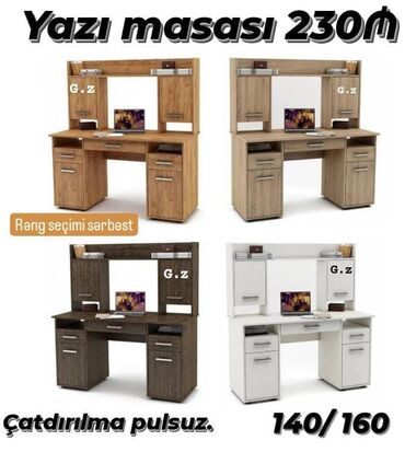 yazı masası: *Yazı Masası 💫230Azn* ✔️Material Rusiya İstehsalı Laminat 18/lik