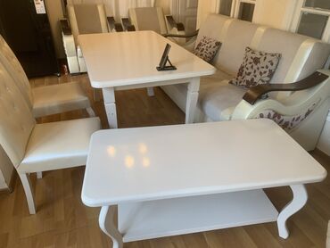 Qonaq otağı dəstləri: Masa və oturacaqlar — 16