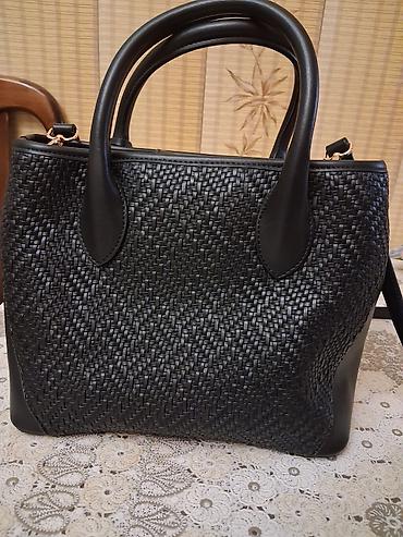 Çantalar: Pierre Cardin Paris qadın çantası – qara rəng - Material: toxunuş — 1