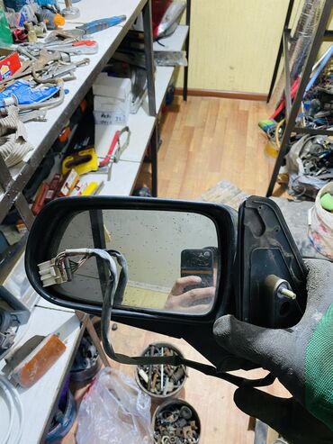 зеркала мазда демио: Боковое левое Зеркало Mazda 2001 г., Б/у, цвет - Серебристый, Оригинал