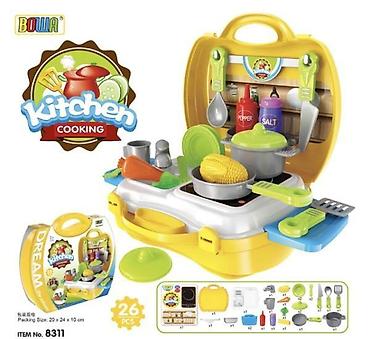 ranac labubu: Kuhinja set kofer 793262 – igračka za decu uzrasta od 3 godine Opis — 1