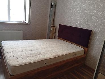 bazalı carpayı: Bazali çarpayı .en 130-uzunluq 160.bazanin hündürlüyü 40sm.matras — 3