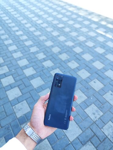 xiaomi smartfonlari: Xiaomi Redmi Note 11, 128 ГБ, цвет - Черный, 
 Кнопочный, Отпечаток пальца