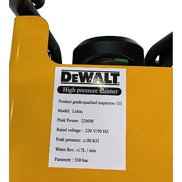 Оборудование для мойки: №: 17566 Məhsulun adı: Yüksək təzyiqli yuyucu DeWALT 300B 3000 W — 3