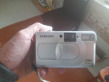 Fotokameralar: Samsung Fino 15 DLX film kamerası, gümüşü rəngdə, yığcam və istifadəsi lalafo.az -da Fotokameralar: Samsung Fino 15 DLX film kamerası, gümüşü rəngdə, yığcam və istifadəsi