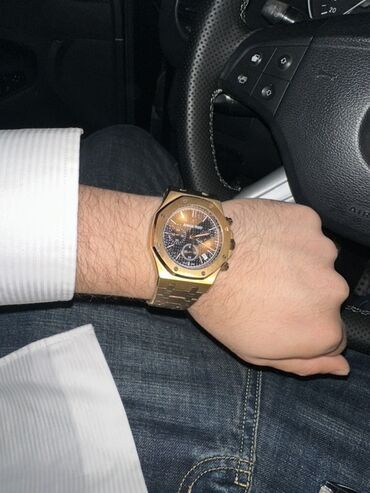 детский купальник от 1 года: Qol saatı, Audermars Piguet, rəng - Qızılı