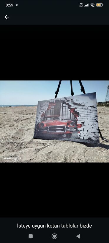 Şəkillər, tablolar: Kətan üzərində dekorativ tablolar - İstəyə uyğun fərdi dizaynlar — 4