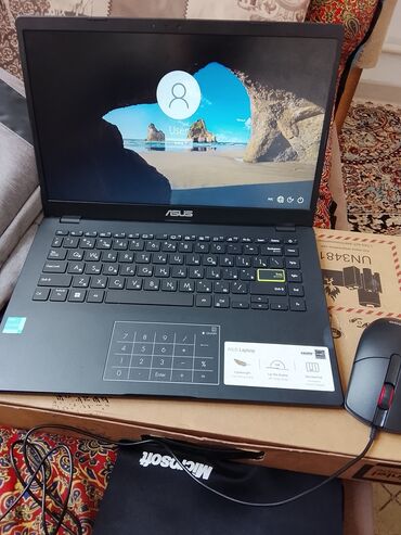 асус зенбук 14: Ноутбук, Asus, 4 ГБ ОЭТ, 14 ", Татаал эмес тапшырмалар үчүн