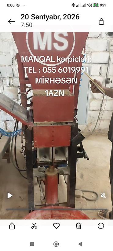 Məhsul: KƏRPİC DƏZGAHI Manqal üçün odadavamlı kərpic və istehsal lalafo.az -da Məhsul: KƏRPİC DƏZGAHI Manqal üçün odadavamlı kərpic və istehsal