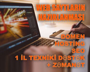 nar ayliq internet paketleri: SEO, Veb saytların hazırlanması, Mobil tətbiqlərin hazırlanması | Domen, Hosting