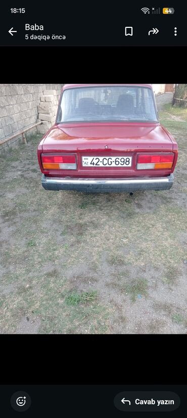 Avtomobil alışı: VAZ (LADA) 2107: 1.6 l | 1982 il Sedan