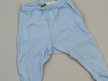 błękitne legginsy: Спортивні штани, 3-6 міс., стан - Хороший