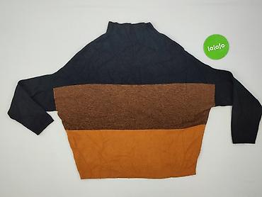 sweter w paski h: Golf damski, rozmiar 6XL — 2