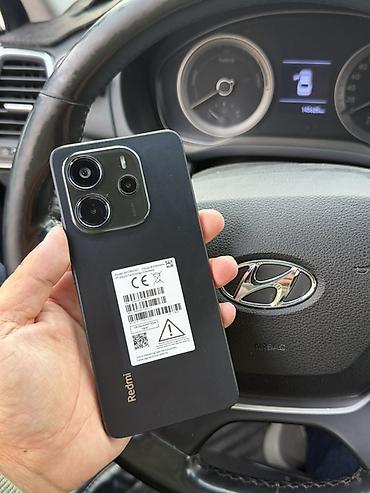 динамиков: Redmi, Redmi Note 14, Б/у, 128 ГБ, цвет - Черный, 2 SIM — 1