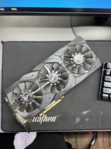 Видеокарты: Видеокарта, Б/у, Asus, GeForce GTX, 8 ГБ, Для ПК