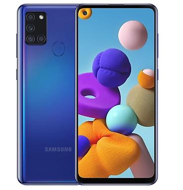 a21: Samsung Galaxy A21S, 128 GB, rəng - Göy, Barmaq izi — 1
