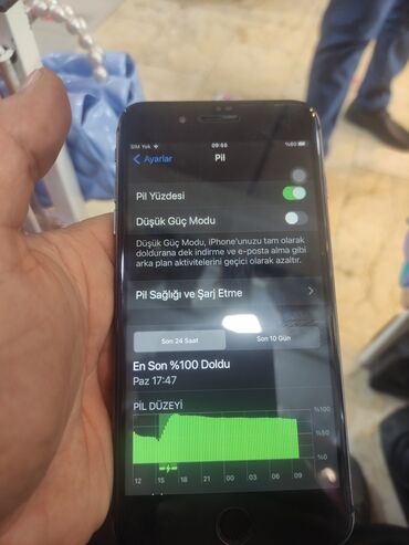 iphone чехол чёрный: IPhone 8 Plus, 64 GB, Space Gray, Barmaq izi