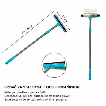 KMT drška – stakleni strugač/četka sa teleskopskom šipkom Opis: -