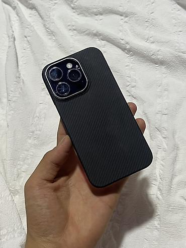IPhone 14 Pro, Б/у, 256 ГБ, Deep Purple, Защитное стекло, Чехол, 83 %