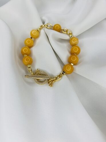 Bijuteriya dəstləri: Qadın bijuteriyası – təbii daşlı qolbaqlar və boyunbağılar seti - — 6